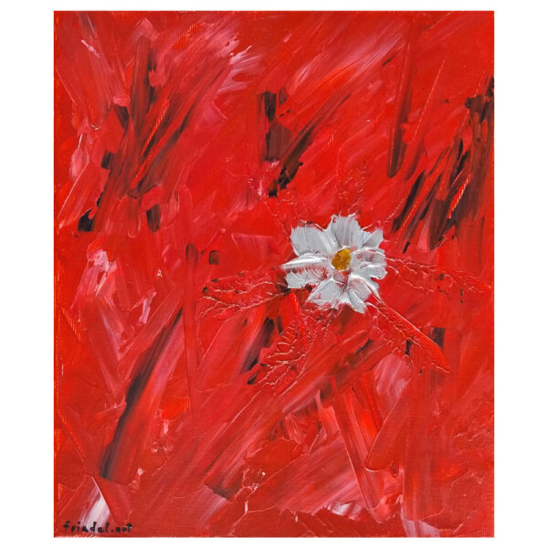 Leinwandbild mit Citrin Mineral