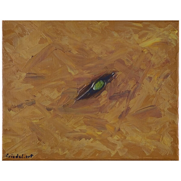 Kunstgemälde mit Peridot und Acryl