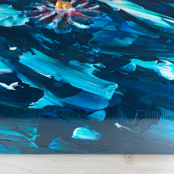 Citrine and acrylic on canvas - Image 2