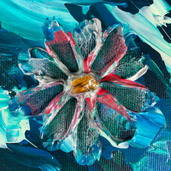 Citrine and acrylic on canvas - Image 3